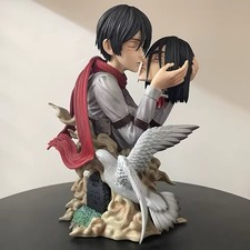Attack on Titan Eren & Mikasa Figure 22CM “One Last Kiss” Anime Statue Boxed picture