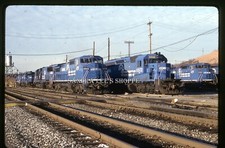 CR 6098 6502 6078 Conrail Conway PA Outbound Ready Original Train Slide #3468 picture