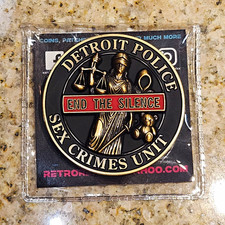 Detroit Police Sex Crimes Unit Challenge Coin 