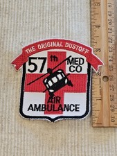 WWII US Army 57th Medical Aviation Dust Off Battalion Patch L@@K picture