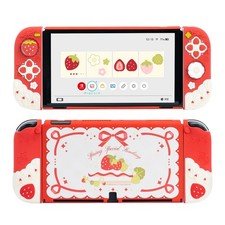 Geekshare Switch Oled Cover, With Switch Oled, Protective Cover, Two-Piece Desi_ picture