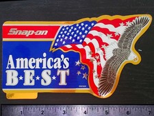 SNAP ON TOOLS America’s Best Eagle - Original Vintage 80's Racing Decal/Sticker picture