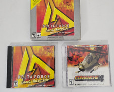 Delta Force Land Warrior Comanche 4 Art of War PC Game Bundle Pack Vintage Retro picture