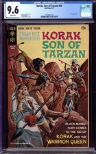 KORAK SON OF TARZAN #40 CGC 9.6 WHITE PAGES // GOLD KEY 1971 picture