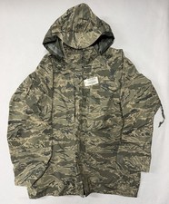 USAF Air Force ABU APECS GoreTex Parka Jacket Medium Regular Tiger Stripe NEW picture