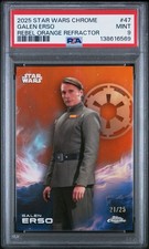 2025 Topps Chrome Star Wars Galen Erso Rebel Orange /25 PSA 9 POP 1 picture