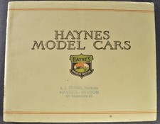 1919-1920 Haynes Brochure Sedan Roadster Touring Car Coupe Limo Nice Original picture