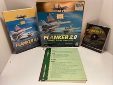 Flanker 2.0: Combat Flight Simulator, PC Game w/User Manual & Reference Cards picture