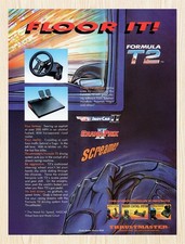 1996 Thrustmaster Formula T2 Original Advertisement v3 picture