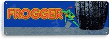 TIN SIGN Frogger Arcade, 80's, Retro, Console, Marquee, Game Room Decor, B062 picture