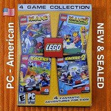 LEGO 4 Game Collection PC 2007 (LEGO Island, Island 2, Racers, Racers 2) SEALED picture