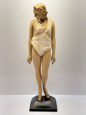 ATQ 1930S STORE COUNTER DISPLAY Risque LINGERIE MANNEQUIN FIGURE Charna-Lee 23