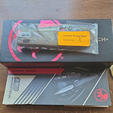 Microtech MSI S/E Tri-Grip Polymer Dark Earth Handle Apocalyptic Blade 210T-10 picture