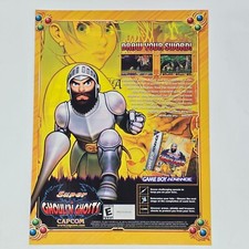 Super Ghouls'N Ghosts Nintendo GameBoy Advance Sword Print Ad/Poster Promo Art picture