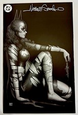 Batman #162 SIGNED Nathan Szerdy COA Batgirl B&W Virgin 616 Comics Exclusive picture