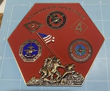 249th Marine Corps Ball/ MARFORRES/MARFORSOUTH ,NOLA, challenge coin w/stand picture