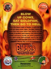 Panasonic Baldies 1995 Vintage PC Game Magazine Print Ad DOS Windows 95 picture