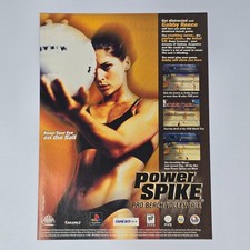 Power Spike Pro Beach Volleyball PlayStation 1 PS1 Eye Print Ad/Poster Promo Art picture