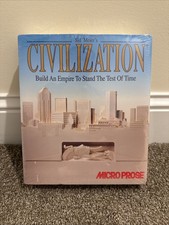 Sid Meier’s Civilization I PC IBM Big Box 3.5