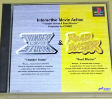 Used Data East 1995 Thunder Storm & Road Blaster Sony PlayStation 1 Retro Japan picture