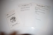 BALLY THEATRE OF MAGIC OPERATOR'S HANDBOOK & SCHEMATICS 1995 (BOOK766) picture