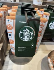Disney Parks 2026 Starbucks Fall Halloween Fabric Cup Sleeve 16 oz picture