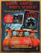2006 Monster House Vintage Print Ad/Poster Halloween Movie DVD Video Promo Art picture