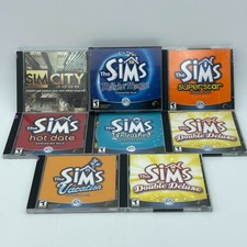 EA GAMES The Sims PC CD ROM Lot SimCity 3000 Expansion Packs Double Deluxe picture