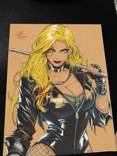 Black Canary Art Print Signed 8.5x11 | Art by Keyeske picture