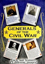 Generals of the Civil War Souvenir Playing Cards picture