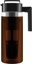 2 Quart Cold Brew Coffee Maker, BPA-Free Tritan Pitcher with Filter Black picture
