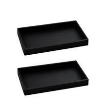 2PCS 7.87” L x 3.93” W Silicone Soap Dispenser Trays, countertop Tray for Kit... picture