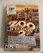 Zoo Tycoon 2 (PC, 2004) with African Adventures Expansion BRAND NEW picture