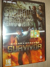 2 PC GAMES DVD-ROM SHADOW GROUNDS + SURVIVOR SEALED NEW picture