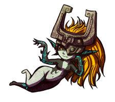 Midna Imp LoZ: Twilight Princess Weatherproof Anime Sticker 6