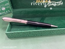 Rolex VIP Luxury Metal Siver & Black Retractable Ballpoint Pen Gift Box picture