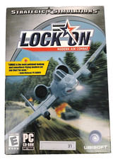Lock On Modern Air Combat Strategic Jet Fighter War Game PC Game Tall Box CIB picture