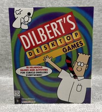 Dilbert's Desktop Games PC CD-ROM Big Box Vintage 1997 DreamWorks Sealed picture
