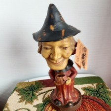 RARE VINTAGE BETHANY LOWE HALLOWEEN WITCH CANDY CONTAINER old stock picture