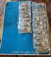 (x24) NOS Vintage Shimano Rear Derailleur Cable Fixing Stop Bolt Set  #525-9068 picture