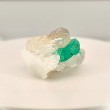 VERY CLEAR NATURAL EMERALD CRYSTAL ON MATRIX  FROM MUZO - COLOMBIA 3.3 grams picture