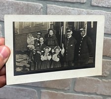 Postcard RPPC Railroad Conductors African American Real Photo Chicago Milwaukee? picture