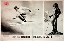1964 LIFE Magazine Skiing Avalanche Buddy Werner Barbi Henneberger Article picture