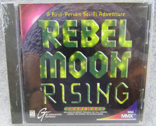 Rebel Moon Rising Shareware PC CD-ROM ~ 1st Person Sci-Fi Shooter Game 1997 NEW picture