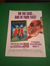 Scooby-Doo Live Action Movie Vintage Print Ad 2002 8X11 picture
