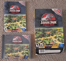 Jurassic Park Operation Genesis 3D Park Builder Sim + Box & Manual Rare Game picture