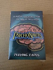 Psychonauts Playing Cards Rare Promo Pre Order Bonus - Brand New Sealed picture