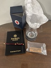 Four Roses Bourbon Private Barrel Selection Program Book Glass Pen VIP Pin rare picture