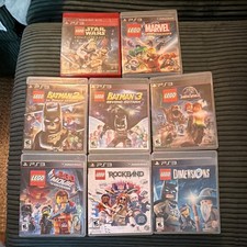 LEGO PS3 Game Lot 8 games all CIB - Batman Star Wars Marvel Jurassic  picture