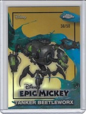 2026 Disney Topps Chrome Epic Mickey TANKER BEETLEWORX 38/50 picture